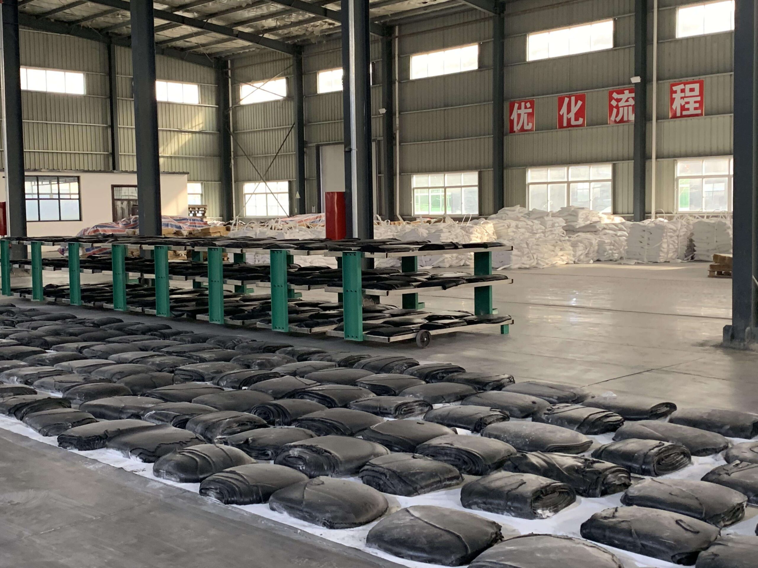 Pu yoga mat factory picture