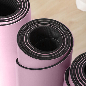 Pu yoga mat detail