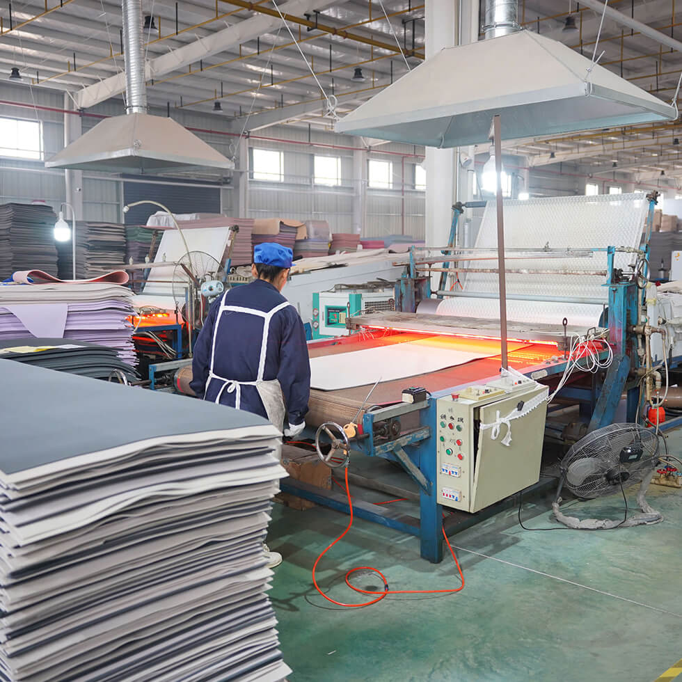 Yoga mat factory picture